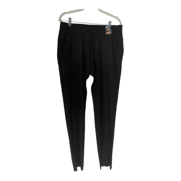 Good Man Brand The Soho Black Wool Slim Fit Trouser Dress Pants Men’s 32 NWT - Picture 1 of 7
